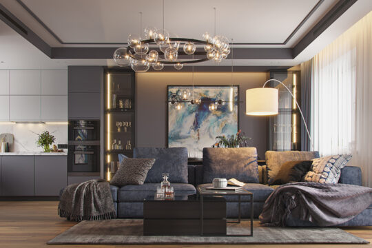 ІНТЕР’ЄР ПРИВАТНОГО БУДИНКУ КОТЕДЖНЕ МІСТЕЧКО «DREAM WOOD»