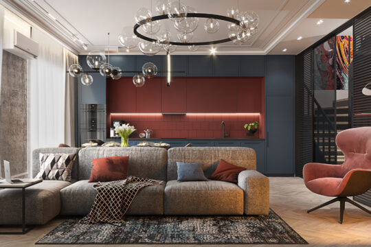 ДИЗАЙН-ПРОЕКТ ПЕНТХАУСУ У ЖК «SEVEN»