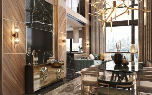 ДИЗАЙН ПЕНТХАУСА В ЖК «СЛАВУТИЧ»