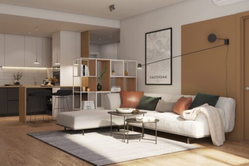 ДИЗАЙН ИНТЕРЬЕРА КВАРТИРЫ НА УЛ ЖМАЧЕНКО В КИЕВЕ