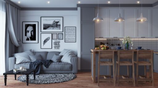 ДИЗАЙН ИНТЕРЬЕРА ТАУНХАУСА В «OAK GROVE TOWN»