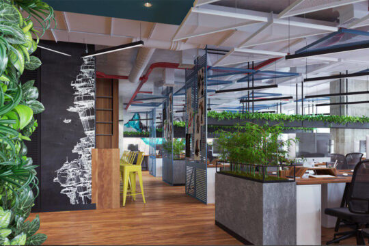 ДИЗАЙН ІНТЕР’ЄРА ОФІСУ ІТ КОМПАНІЇ WHALEAPP В БЦ АСТАРТА