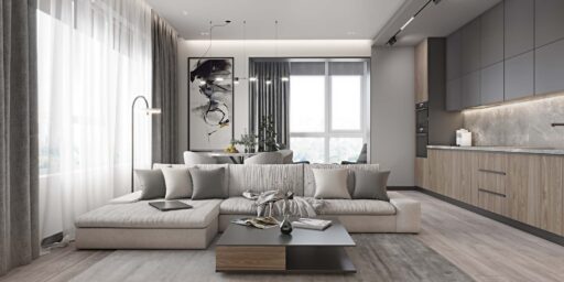 КВАРТИРА В СТИЛЕ МОДЕРН В ЖК AUROOM